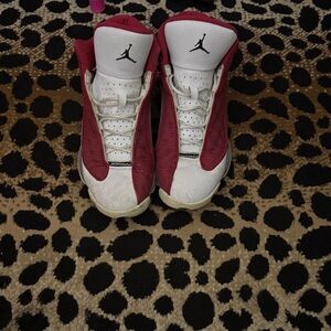 Jordan Sneakers with Red and White Soles